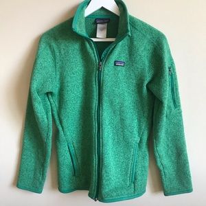 Green, Patagonia Zipper Fleece